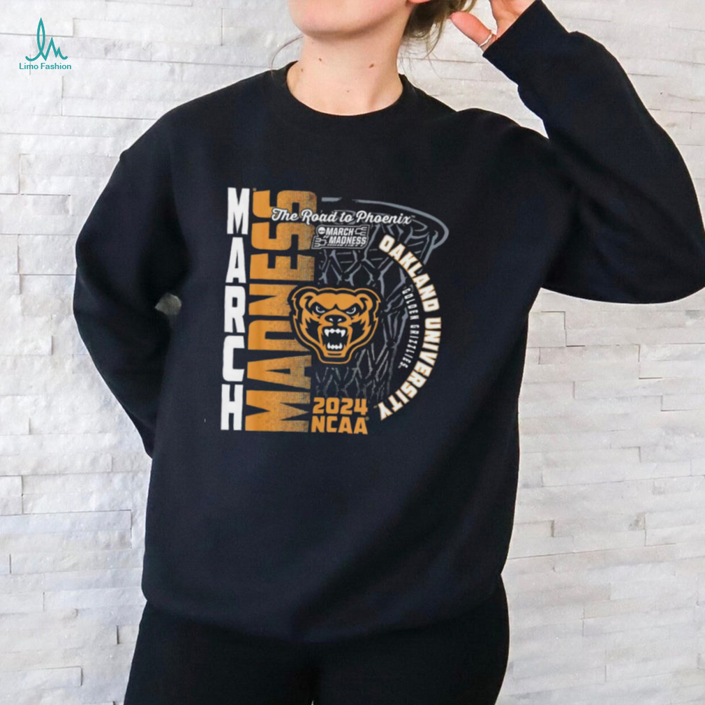Oakland Golden Grizzlies March Madness 2024 Basketball the road to Phoenix shirt Oakland Golden Grizzlies March Madness 2024 Basketball the road to Phoenix shirt