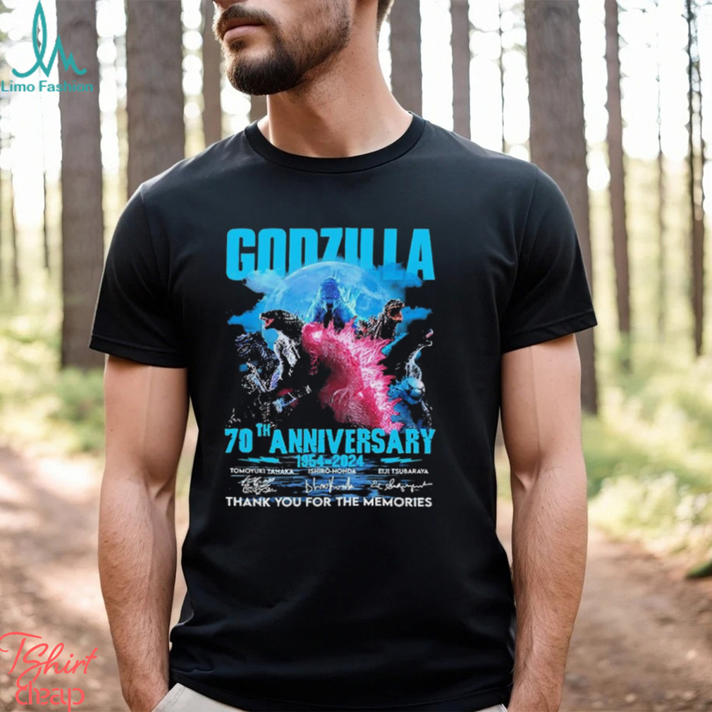 Offcial Sale Godzilla 70th Anniversary 1954 2024 Thank You For The Memories Signatures Shirt Offcial Sale Godzilla 70th Anniversary 1954 2024 Thank You For The Memories Signatures Shirt