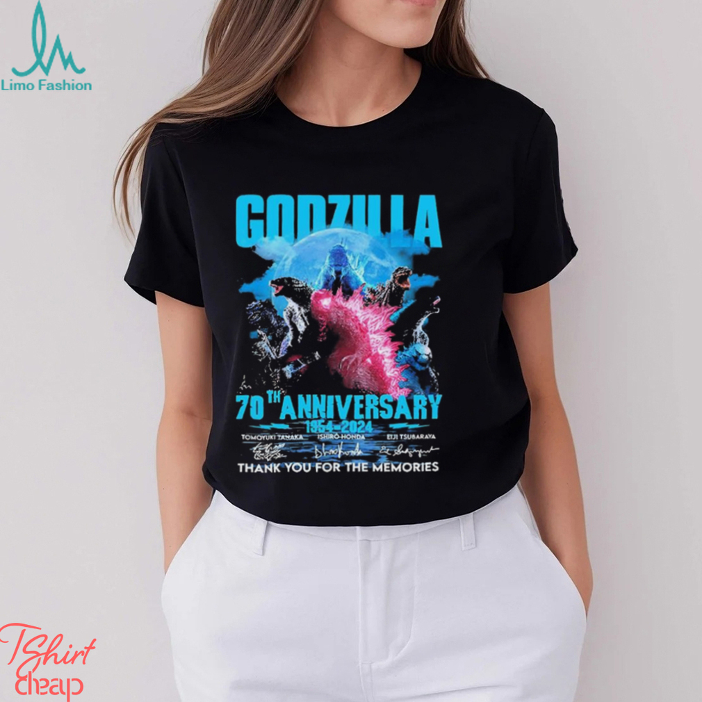Offcial Sale Godzilla 70th Anniversary 1954 2024 Thank You For The Memories Signatures Shirt Offcial Sale Godzilla 70th Anniversary 1954 2024 Thank You For The Memories Signatures Shirt