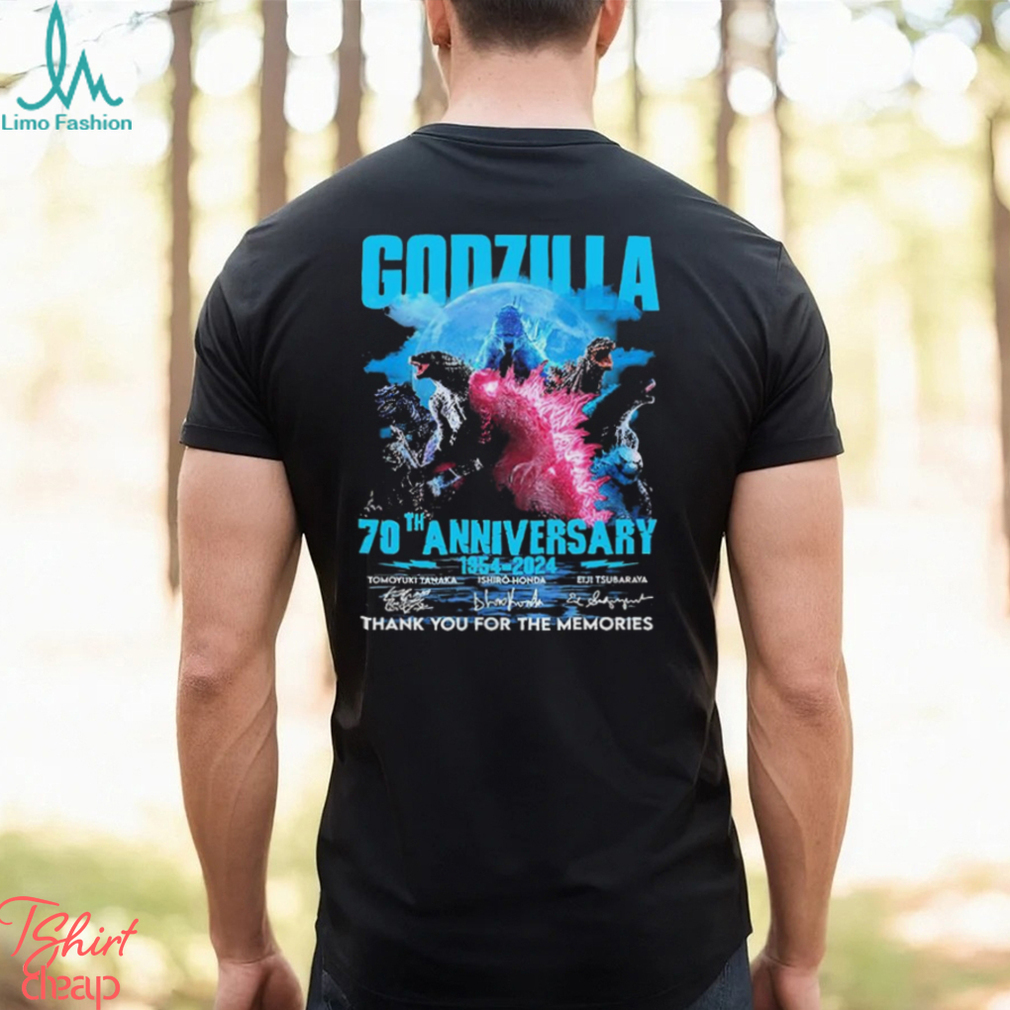 Offcial Sale Godzilla 70th Anniversary 1954 2024 Thank You For The Memories Signatures Shirt Offcial Sale Godzilla 70th Anniversary 1954 2024 Thank You For The Memories Signatures Shirt