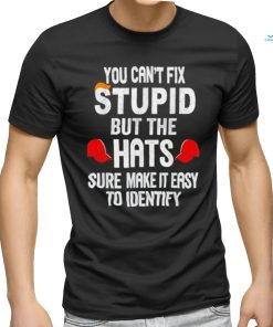 Offical You can’t fix stupid but the hats sure make it easy to identify shirt