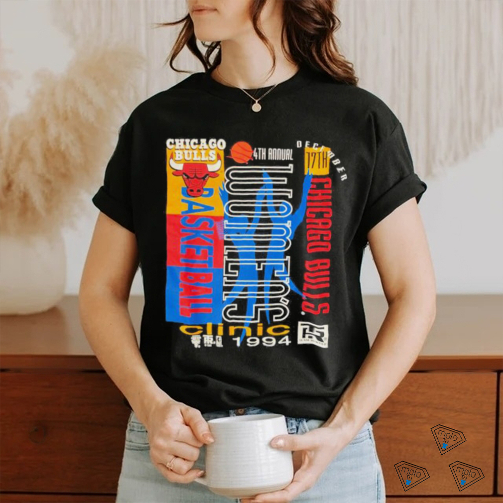 Official 1994 NBA Chicago Bulls Women’s Clinic Vintage T Shirt Official 1994 NBA Chicago Bulls Women’s Clinic Vintage T Shirt