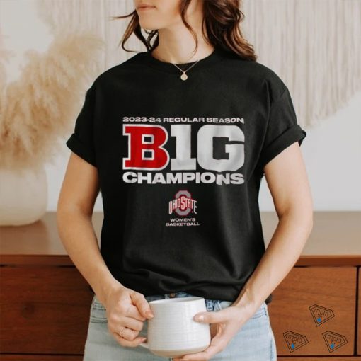 Official 2023 2024 Big Ten Regular Season Champions Ohio State Women’s Basketball Shirt
