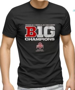Official 2023 2024 Big Ten Regular Season Champions Ohio State Women’s Basketball Shirt