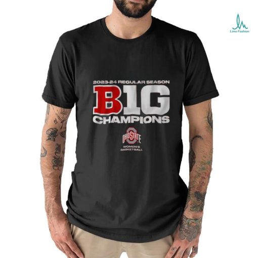 Official 2023 2024 Big Ten Regular Season Champions Ohio State Women’s Basketball Shirt