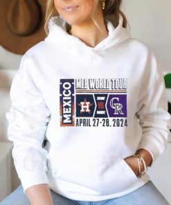 Official 2024 MLB World Tour Mexico City Series Houston Astros vs. Colorado Rockies April 27 28, 2024 Shirt