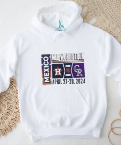 Official 2024 MLB World Tour Mexico City Series Houston Astros vs. Colorado Rockies April 27 28, 2024 Shirt