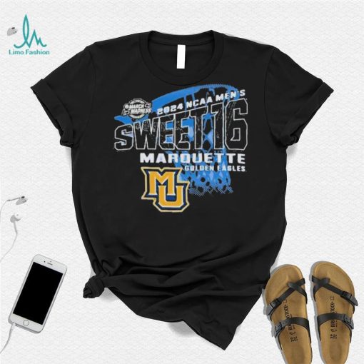 Official 2024 Ncaa Men’s Sweet 16 Marquette Golden Eagles Shirt