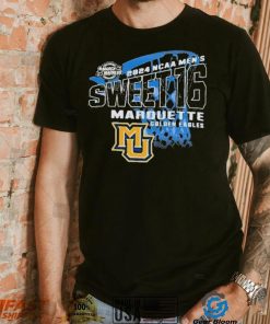 Official 2024 Ncaa Men’s Sweet 16 Marquette Golden Eagles Shirt