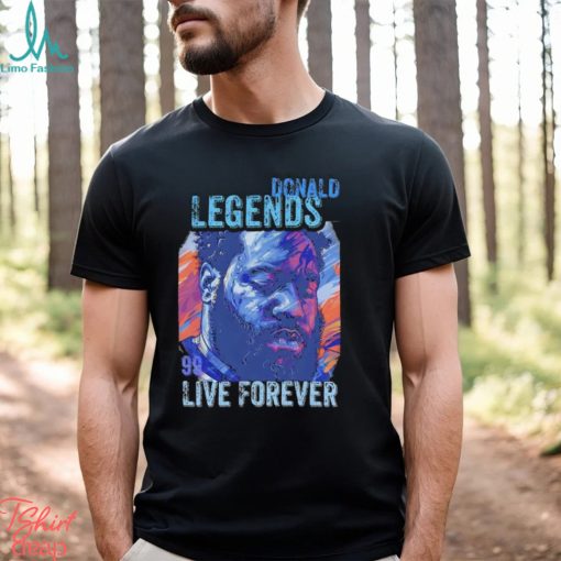 Official Aaron Donald Legend Live Forever Rams Football Shirt