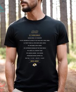 Official Aaron Donald Los Angeles Rams Retirement 2014 2023 T Shirts