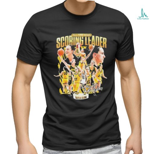 Official All Time NCAA Scoring Leader Caitlin Clark 22 Go Hawks Shirt