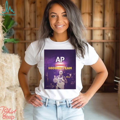 Official Angel Reese LSU Women’s Basketball Is On The Associated Press Second Team All America T shirt