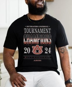 Official Auburn Tigers Men’s Basketball 2024 Southeastern Conference Tournament Champions Shirt