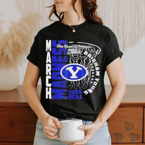 Official BYU Cougars 2024 NCAA March Madness The Road To Phoenix Shirt