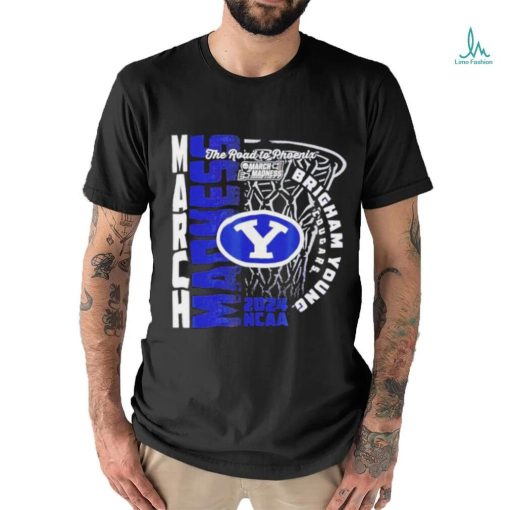 Official BYU Cougars 2024 NCAA March Madness The Road To Phoenix Shirt