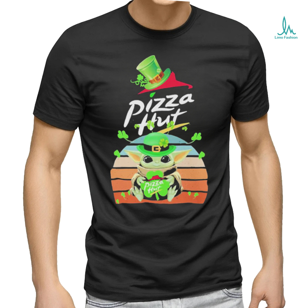 Official Baby Yoda Hug Pizza Hut Logo St Patrick’s Day Vintage Tee Shirt Official Baby Yoda Hug Pizza Hut Logo St Patrick’s Day Vintage Tee Shirt