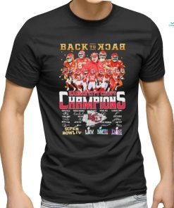 Official Back To Back Super Bowl Champions Kansas City Chiefs Super Bowl LVIII LVII Shirt_LE_auto_x2