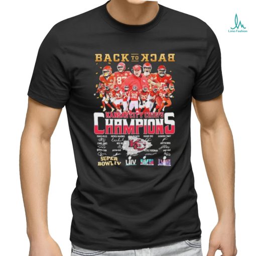 Official Back To Back Super Bowl Champions Kansas City Chiefs Super Bowl LVIII LVII Shirt_LE_auto_x2