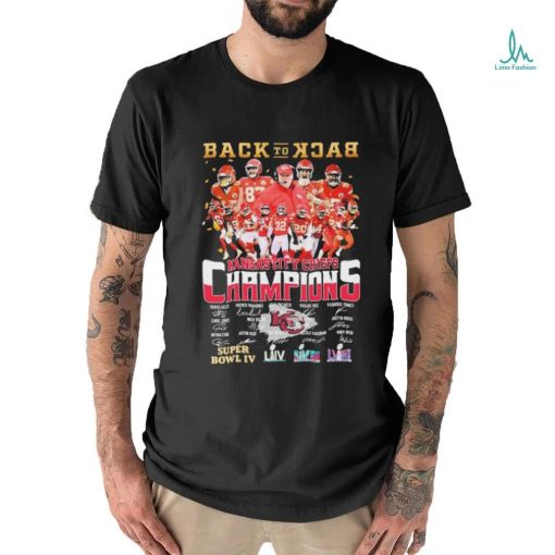 Official Back To Back Super Bowl Champions Kansas City Chiefs Super Bowl LVIII LVII Shirt_LE_auto_x2