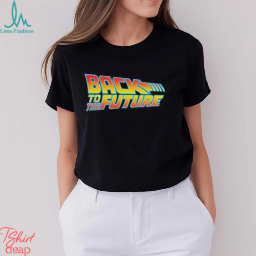 Official Back To The Future Classic Logo T Shirt