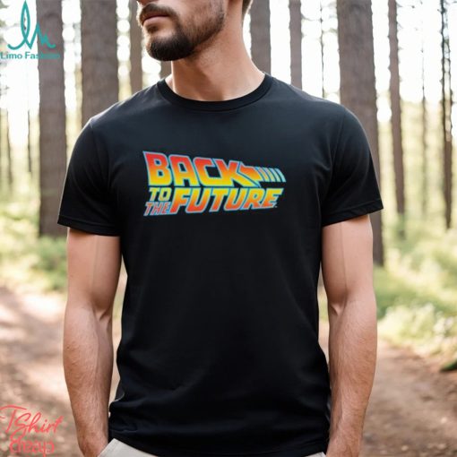 Official Back To The Future Classic Logo T Shirt