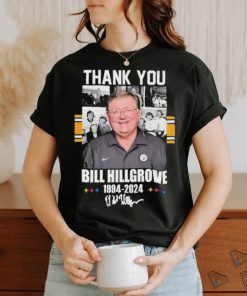 Official Bill Hillgrove 1994 2024 Pittsburgh Steelers Thank You signature shirt