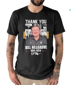 Official Bill Hillgrove 1994 2024 Pittsburgh Steelers Thank You signature shirt