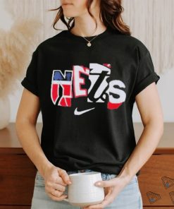Official Brooklyn nets nike 2021 22 city edition essential wordmark collage T shirt