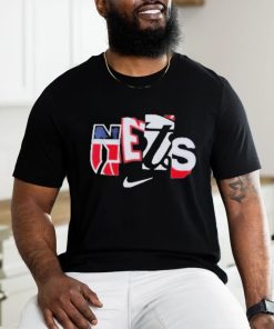 Official Brooklyn nets nike 2021 22 city edition essential wordmark collage T shirt