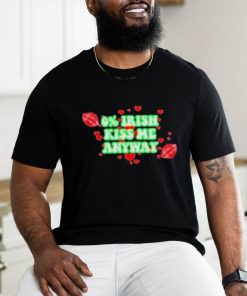Official Champion 0% Irish Kiss Me Anyway Lips shirt
