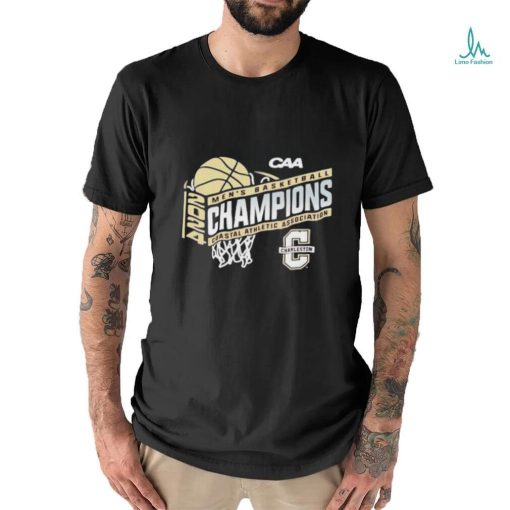 Official Charleston Cougars Blue 84 Unisex 2024 Caa Men’s Basketball Conference Tournament Champions Locker Room Shirt