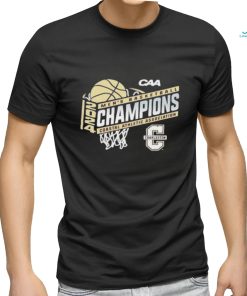 Official Charleston Cougars Blue 84 Unisex 2024 Caa Men’s Basketball Conference Tournament Champions Locker Room Shirt