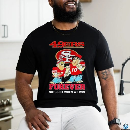 Official Charvarius Ward and Jimmy Garoppolo cartoon SF 49ers forever not just when we win shirt