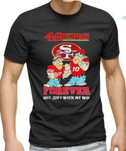 Official Charvarius Ward and Jimmy Garoppolo cartoon SF 49ers forever not just when we win shirt