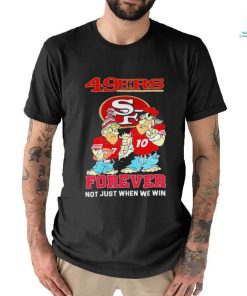 Official Charvarius Ward and Jimmy Garoppolo cartoon SF 49ers forever not just when we win shirt