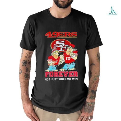 Official Charvarius Ward and Jimmy Garoppolo cartoon SF 49ers forever not just when we win shirt