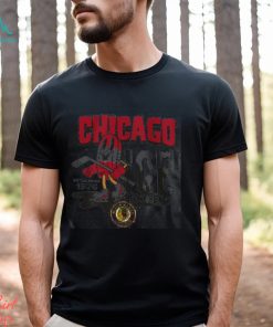 Official Chicago Blackhawks Mitchell And Ness Youth Popsicle T Shirt