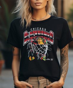 Official Chicago blackhawks 2024 crease lightning shirt