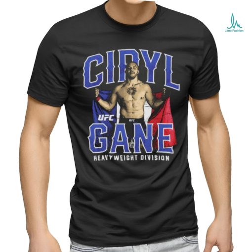 Official Ciryl Gane French Flag UFC Heavyweight Division shirt