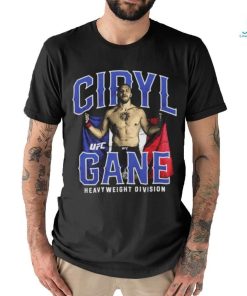 Official Ciryl Gane French Flag UFC Heavyweight Division shirt