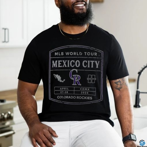 Official Colorado Rockies 2024 MLB World Tour Mexico City Series Shirt