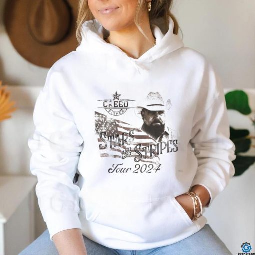 Official Creed Fisher – The Stars and Stripes Tour 2024 Shirt
