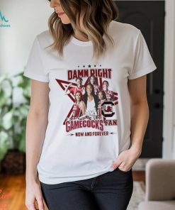 Official Damn Right I Am An Iowa South Carolina Gamecocks Women’s Basketball Fan Now And Forever shirt