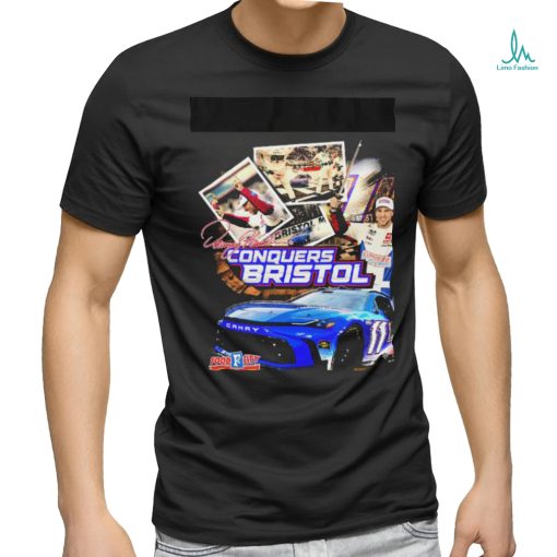 Official Denny Hamlin Conquers Bristol Motor Speedway Food City 500 Shirt