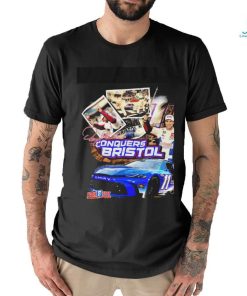 Official Denny Hamlin Conquers Bristol Motor Speedway Food City 500 Shirt