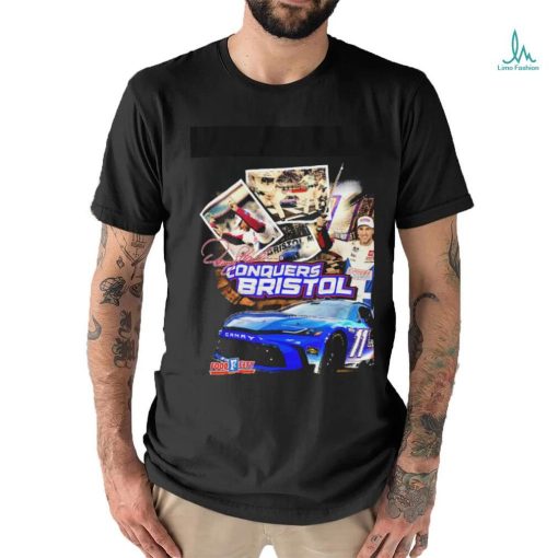 Official Denny Hamlin Conquers Bristol Motor Speedway Food City 500 Shirt