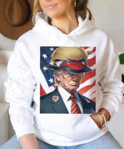 Official Donald Trump with beautiful hair America flag T shirt
