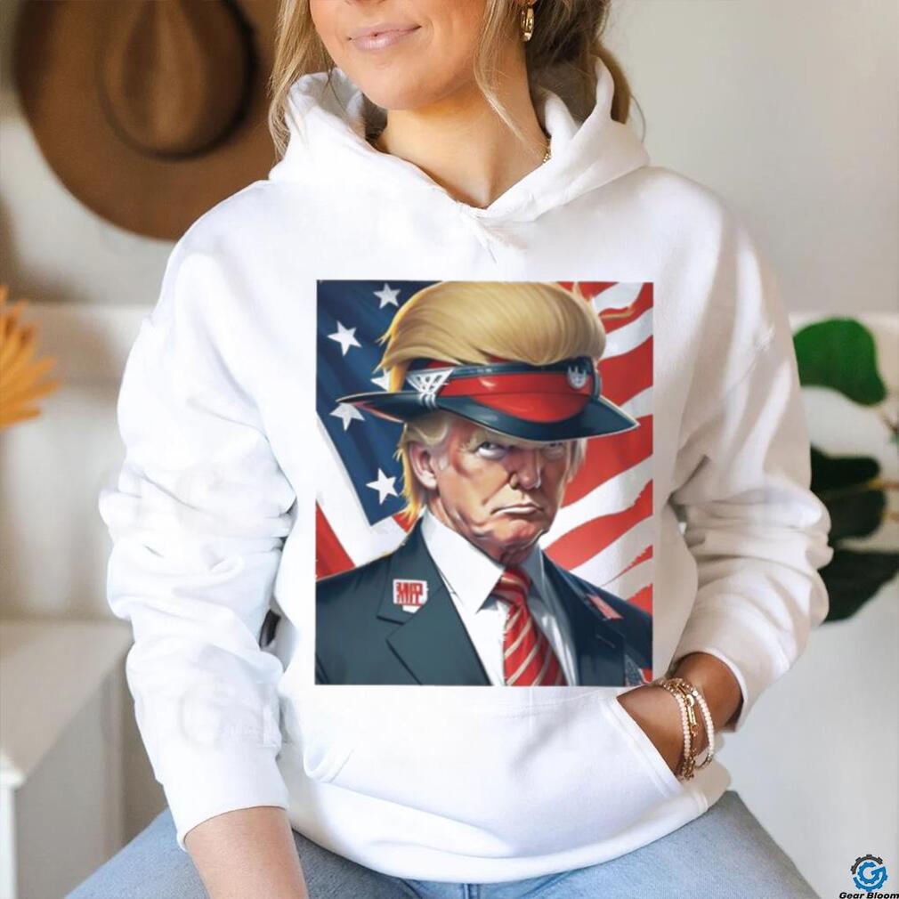 Official Donald Trump with beautiful hair America flag T shirt Official Donald Trump with beautiful hair America flag T shirt