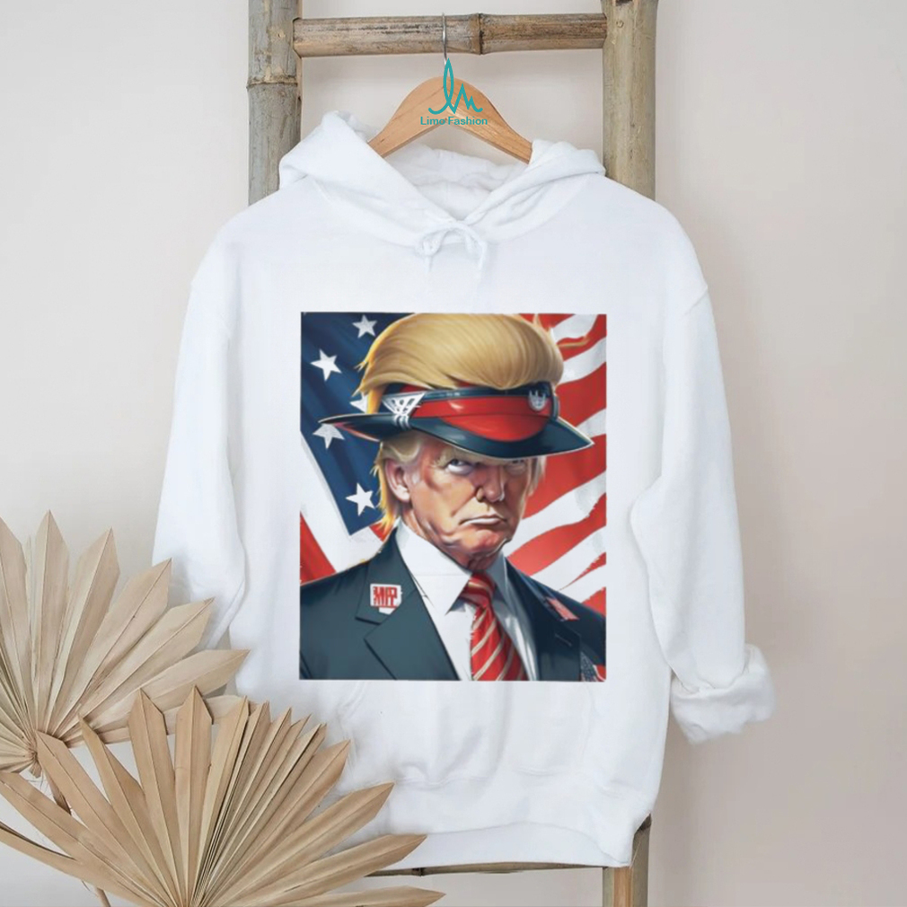 Official Donald Trump with beautiful hair America flag T shirt Official Donald Trump with beautiful hair America flag T shirt